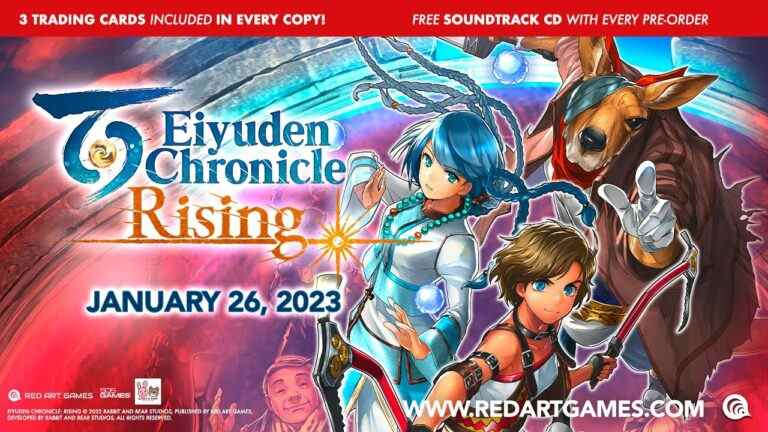 Eiyuden Chronicle: Rising Physical Edition pour PS5, PS4 et Switch sera lancé le 26 janvier 2023    
