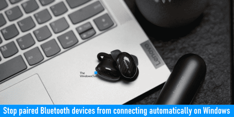 Empêcher les appareils Bluetooth couplés de se connecter automatiquement sur PC