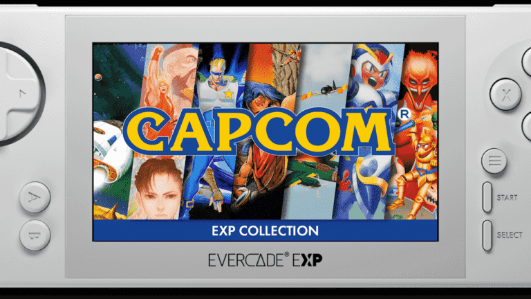 Evercade EXP Retro Handheld est livré pré-chargé avec 18 jeux Capcom
