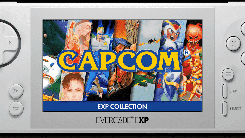 Evercade EXP Retro Handheld est livré pré-chargé avec 18 jeux Capcom
