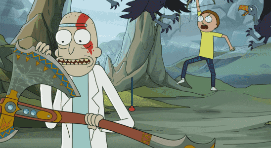 God of War Ragnarok et Rick et Morty Crossover est une publicité digne des neuf royaumes