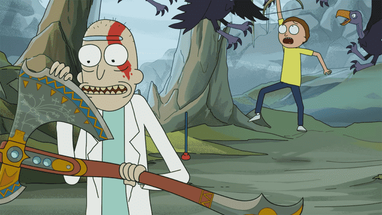 God of War Ragnarok et Rick et Morty Crossover est une publicité digne des neuf royaumes
