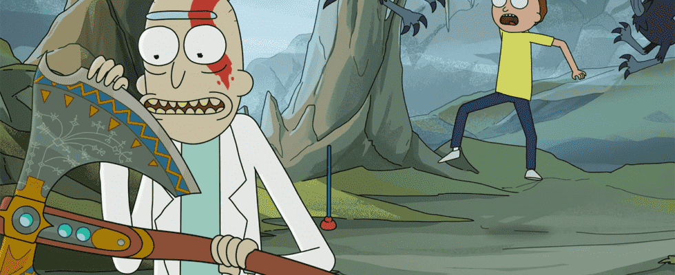 God of War Ragnarok et Rick et Morty Crossover est une publicité digne des neuf royaumes