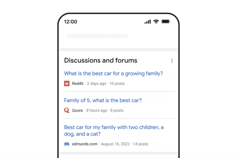 Google facilite la recherche de résultats de recherche sur Reddit et d’autres forums