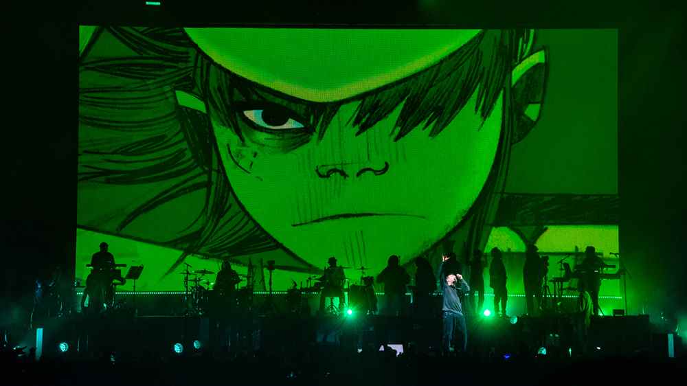  Gorillaz Bring Out Beck, Tame Impala au concert de Los Angeles;  Racontez l'histoire hilarante de Bad Bunny pendant les questions et réponses.
	
	
