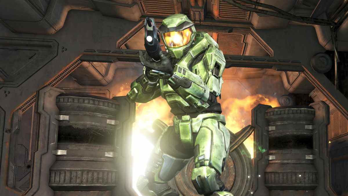 Master Chief in action