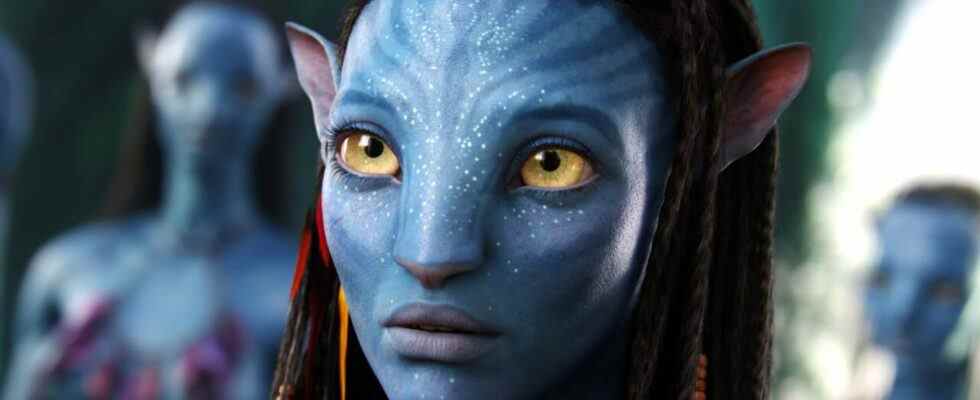 Zoe Saldana in Avatar.