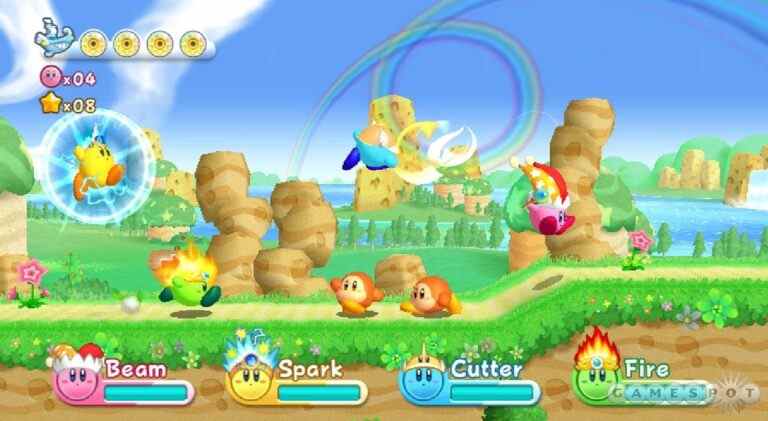 Kirby's Return to Dream Land Deluxe fait basculer le jeu Wii
