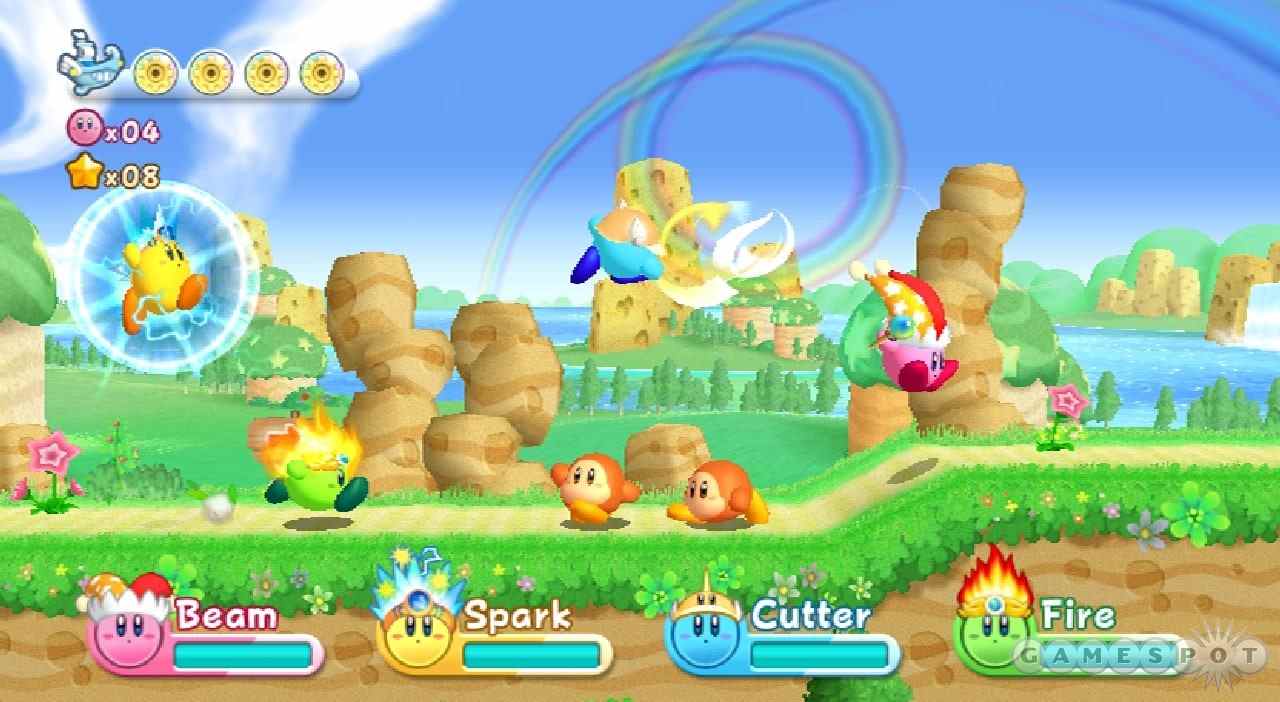 Kirby's Return to Dream Land Deluxe fait basculer le jeu Wii
