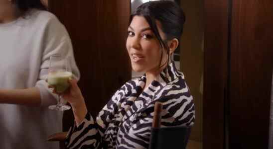 Kourtney Kardashian in The Kardashians trailer.