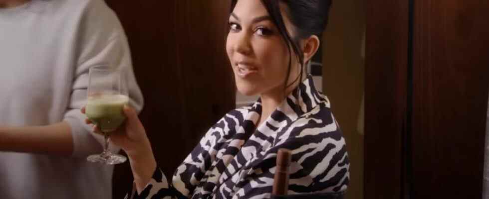 Kourtney Kardashian in The Kardashians trailer.