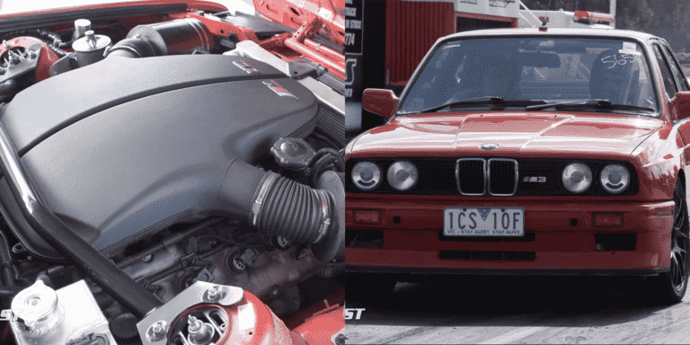 La BMW E30 M3 à échange de V-10 est le type d’exagération le plus délicieux