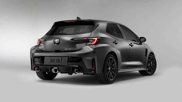 La Toyota GR Corolla 2023 est tarifée pour faire transpirer la Civic Type R de Honda