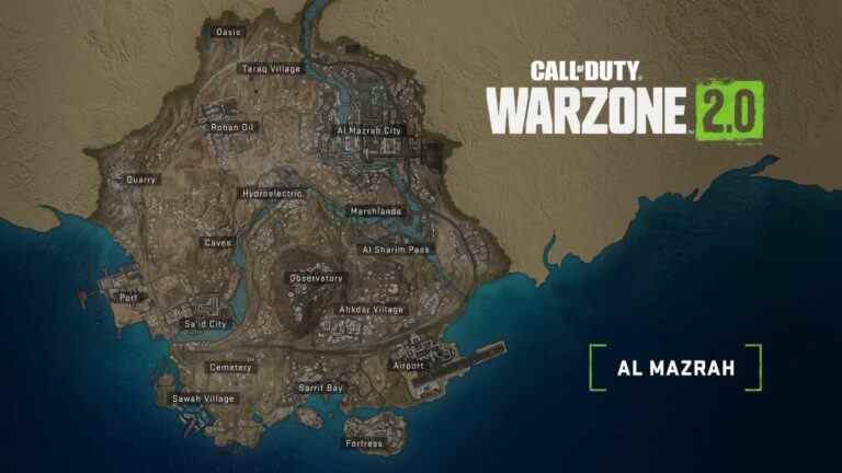 La carte Warzone 2 Al Mazrah officiellement révélée à Call of Duty Next