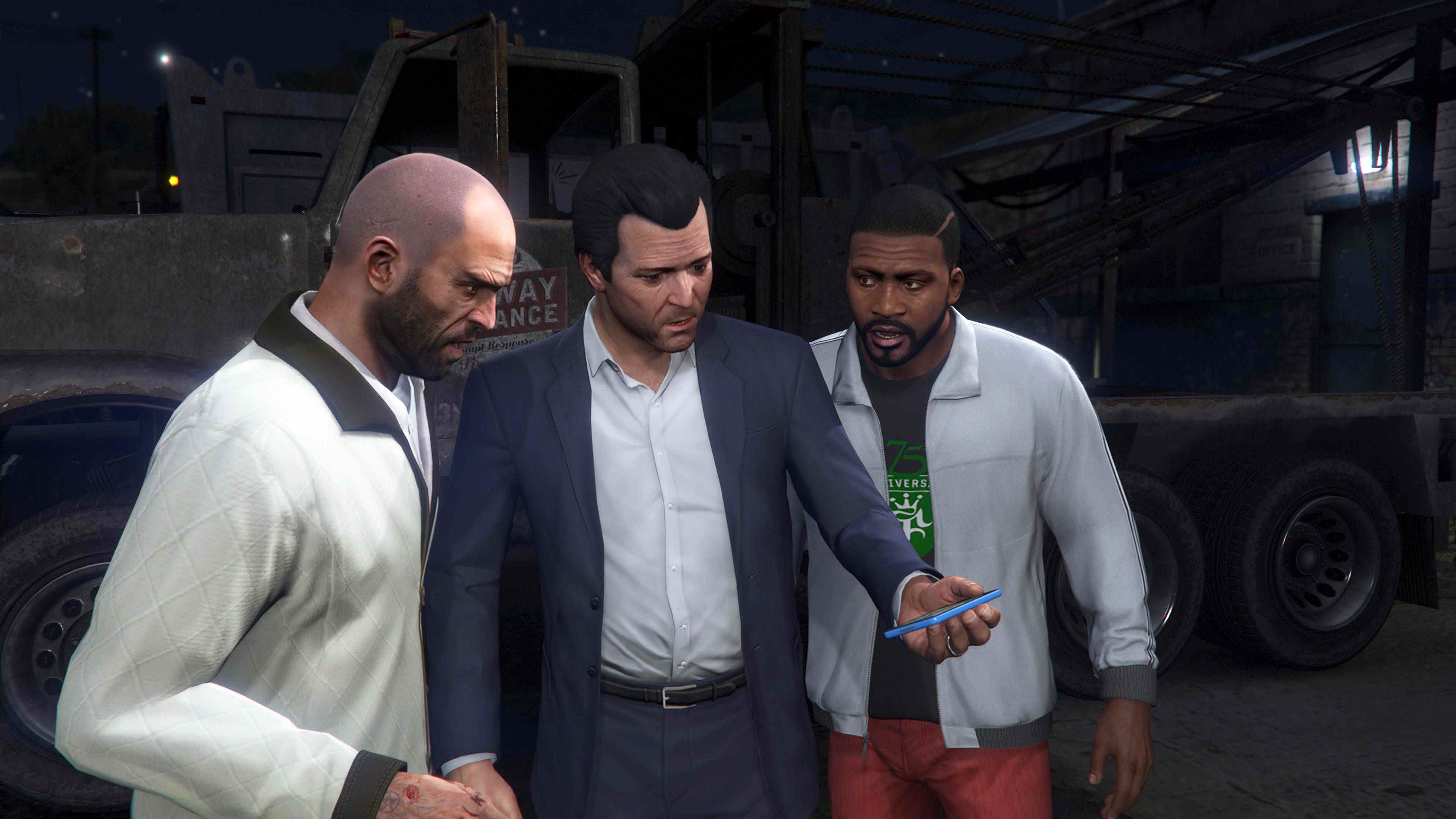 Trevor, Michael et Franklin dans GTA 5