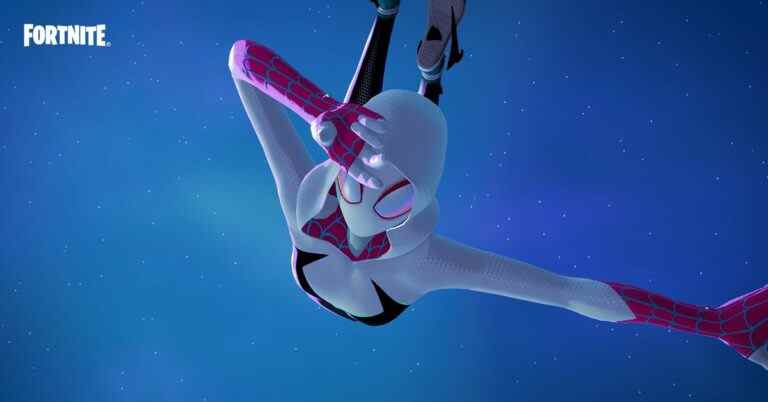 La nouvelle saison de Fortnite ajoute Spider-Gwen et Goopy Chrome