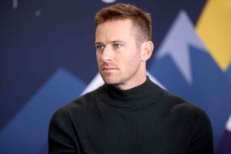 PARK CITY, UT - JANUARY 26:  Armie Hammer of 'Wounds' attends The IMDb Studio at Acura Festival Village on location at The 2019 Sundance Film Festival - Day 2  on January 26, 2019 in Park City, Utah.  (Photo by Rich Polk/Getty Images for IMDb)