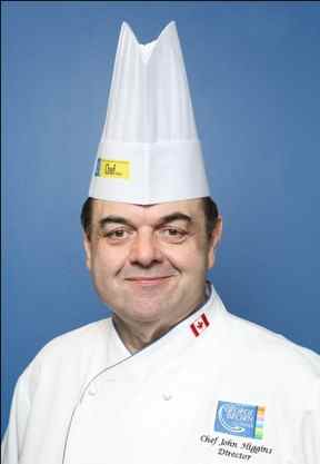 Chef John Higgins.  (Fourni)