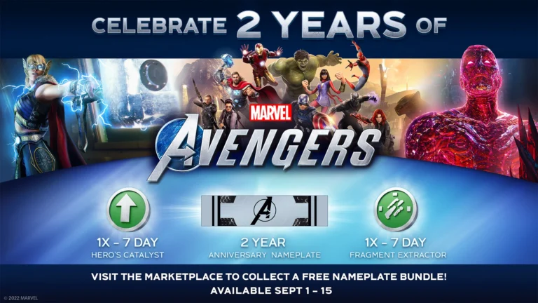 Le forfait anniversaire de 2 ans de Marvel’s Avengers est désormais disponible avec d’autres LTM pour une durée limitée