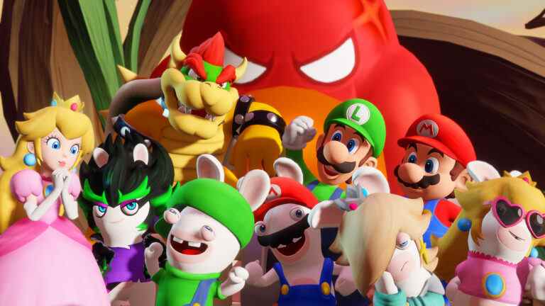 Le gameplay de Mario + Rabbids Sparks of Hope 'Wiggler Boss Fight', le DLC post-lancement inclut le nouveau héros Rayman    
