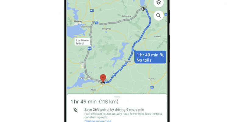 Le routage écologique de Google Maps arrive en Europe, et il est prêt pour n’importe quel moteur