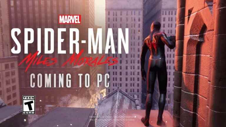 Le teaser PC de Miles Morales semble incroyable