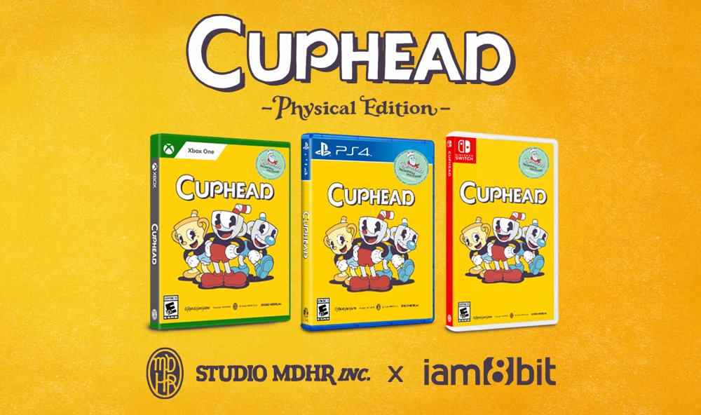 L'édition physique de Cuphead annoncée pour PS4, Xbox One et Switch, comprend le DLC 