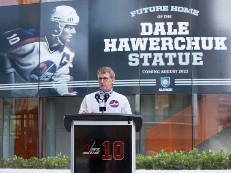 Les Jets dévoileront la statue de Dale Hawerchuk le 1er octobre