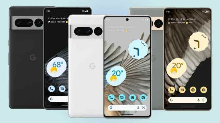 Les couleurs de Google Pixel 7 affichées dans les rendus qui fuient – et nous sommes déçus