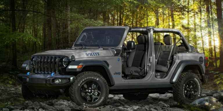 Les éditions spéciales Jeep Grand Cherokee et Wrangler Willys 4xe dévoilées