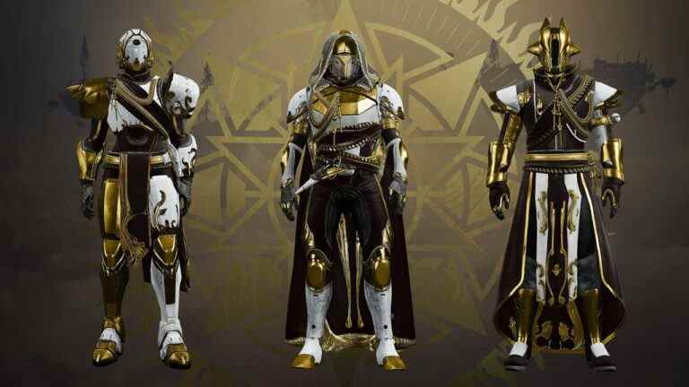 Les joueurs de Destiny 2 portent une armure dorée pour une cause réconfortante
