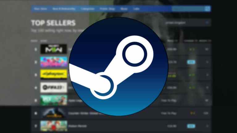 Les nouveaux graphiques Steam présentent les jeux les plus vendus de la plateforme
