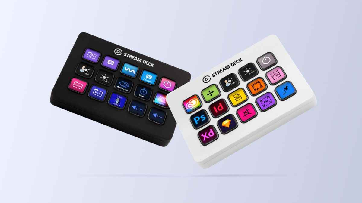 Elgato Stream Deck in black and white