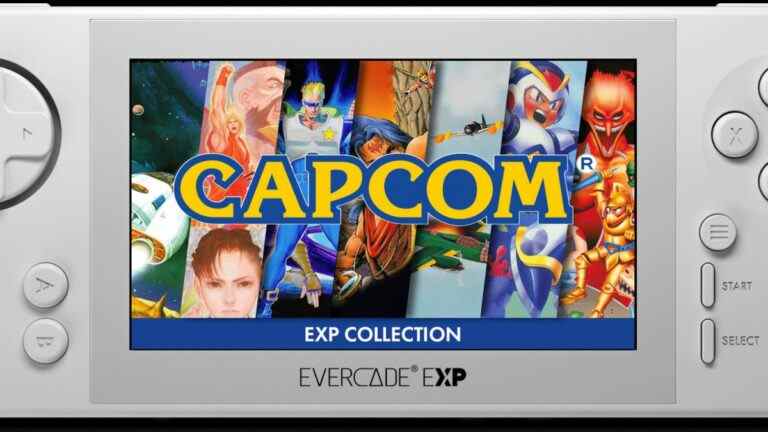 L’ordinateur de poche à émulation rétro Evercade EXP intègre 18 classiques de Capcom