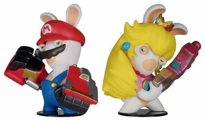 figurine rabbid mario rabbid peach