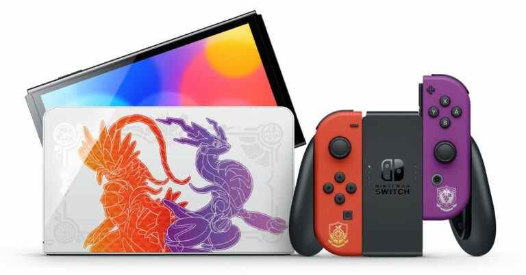 Nintendo annonce un nouveau Switch OLED aux saveurs de Pokémon Scarlet et Violet