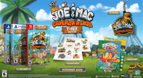 Nouveau Joe & Mac : Caveman Ninja sera lancé en novembre sur PS5, Xbox Series, PS4, Xbox One, Switch et PC