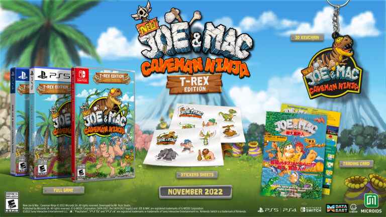 Nouveau Joe & Mac : Caveman Ninja sera lancé en novembre sur PS5, Xbox Series, PS4, Xbox One, Switch et PC    
