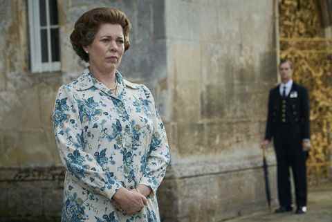 Olivia Colman dans le rôle de la reine Elizabeth II dans la couronne