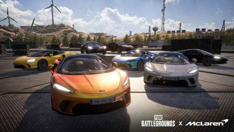 PUBG obtient des skins de véhicules McLaren mais ils ne feront pas avancer votre voiture plus vite