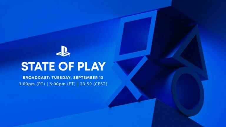 PlayStation State Of Play apporte 20 minutes de mises à jour et de gameplay demain
