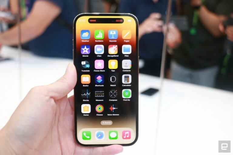 Prise en main de l’iPhone 14 Pro : n’appelez pas ça un cran