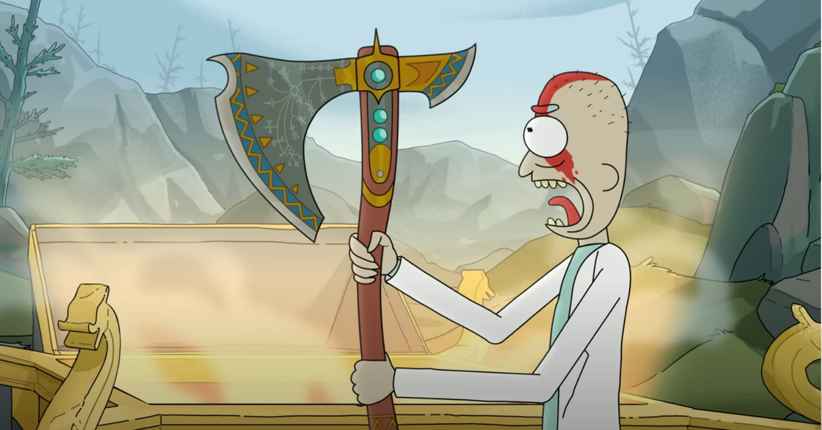 Regardez Rick et Morty jouer le rôle de Kratos et de son fils dans cette publicité God of War
