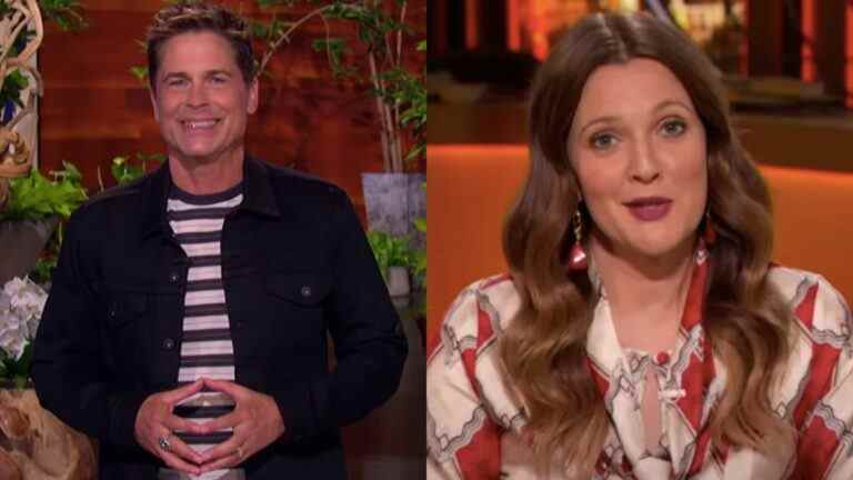 Rob Lowe and Drew Barrymore