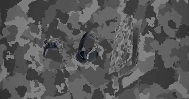 Sony annonce une manette PS5 camouflée et des accessoires