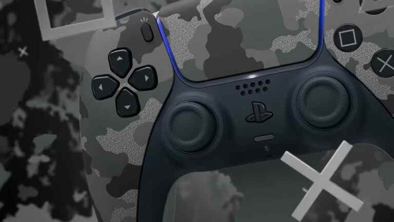 Sony dévoile une nouvelle collection PlayStation 5 camouflage grise
