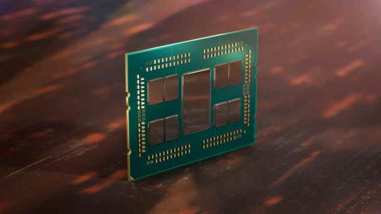 Surfaces CPU Ryzen Threadripper 7000 Storm Peak avec 64 cœurs Zen 4