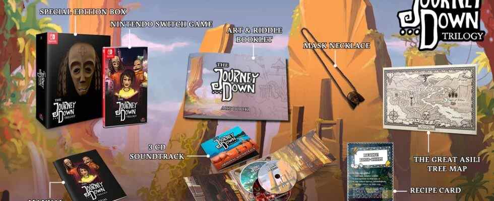 The Journey Down Trilogy sort en version physique sur Switch