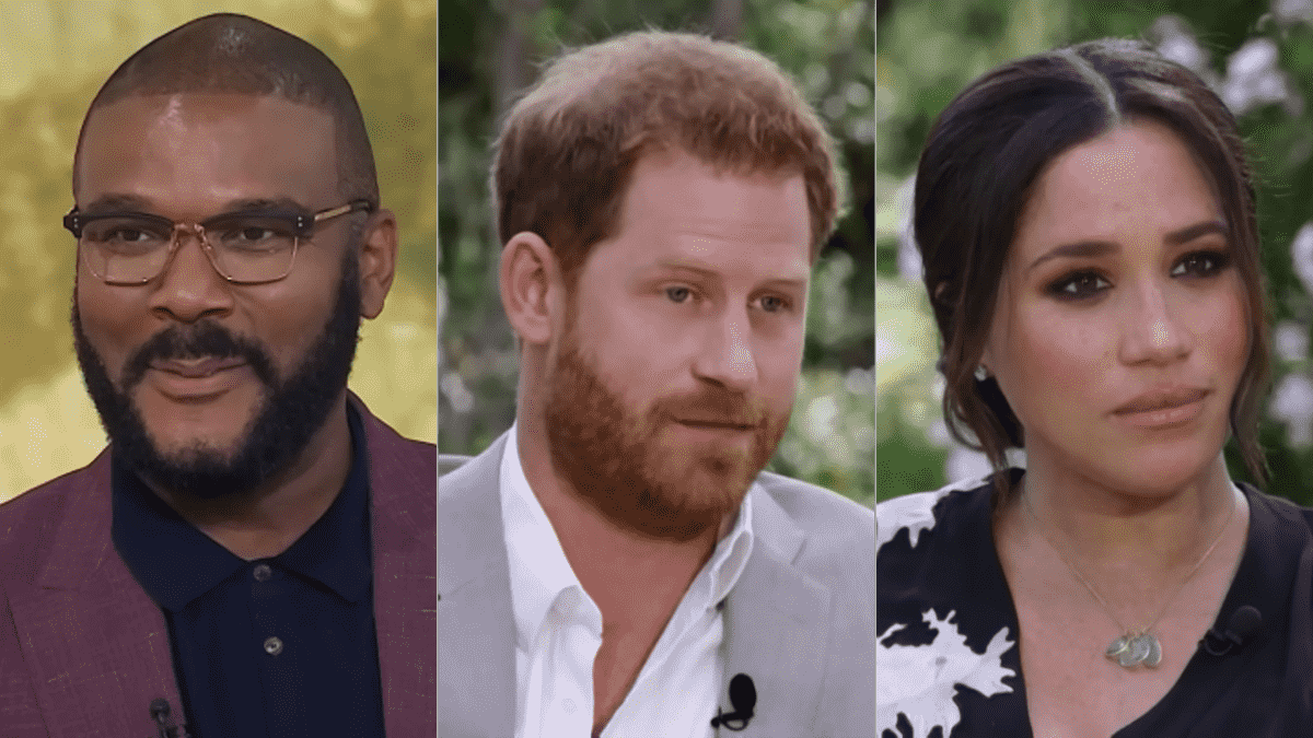 Tyler Perry parle après sa rupture de Meghan Markle et du prince Harry qui restent chez lui et de ce que cela lui a appris sur l'amour
