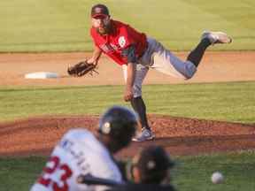 Les Goldeyes de Winnipeg ont été éliminés des séries éliminatoires par les Fargo Moorhead RedHawks samedi soir.  Photo fournie